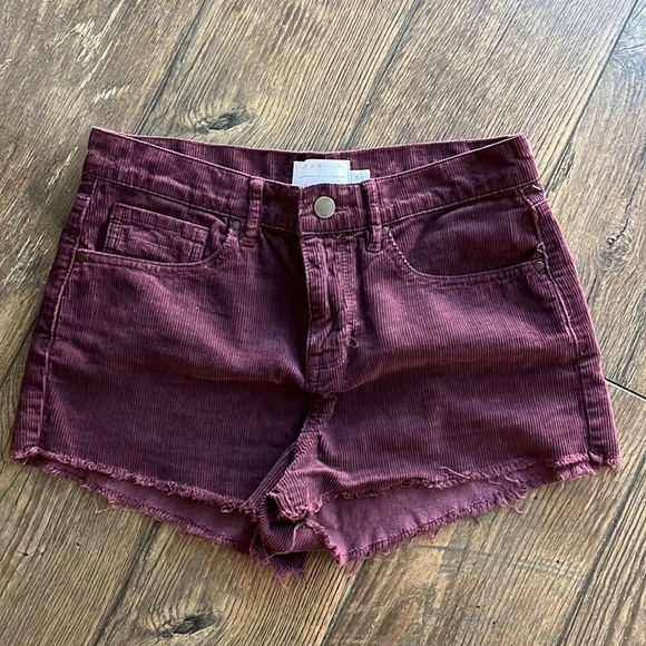 Kendall & Kylie Pants - Kendall Kylie Burgundy Shorts